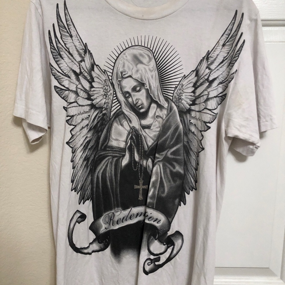 White Redemption Angel Tee